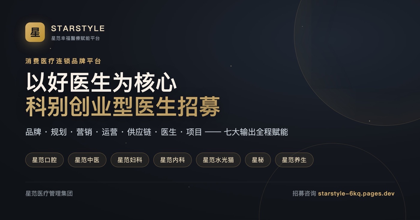 Starstyle 星范幸福醫療赋能平台 品牌标志